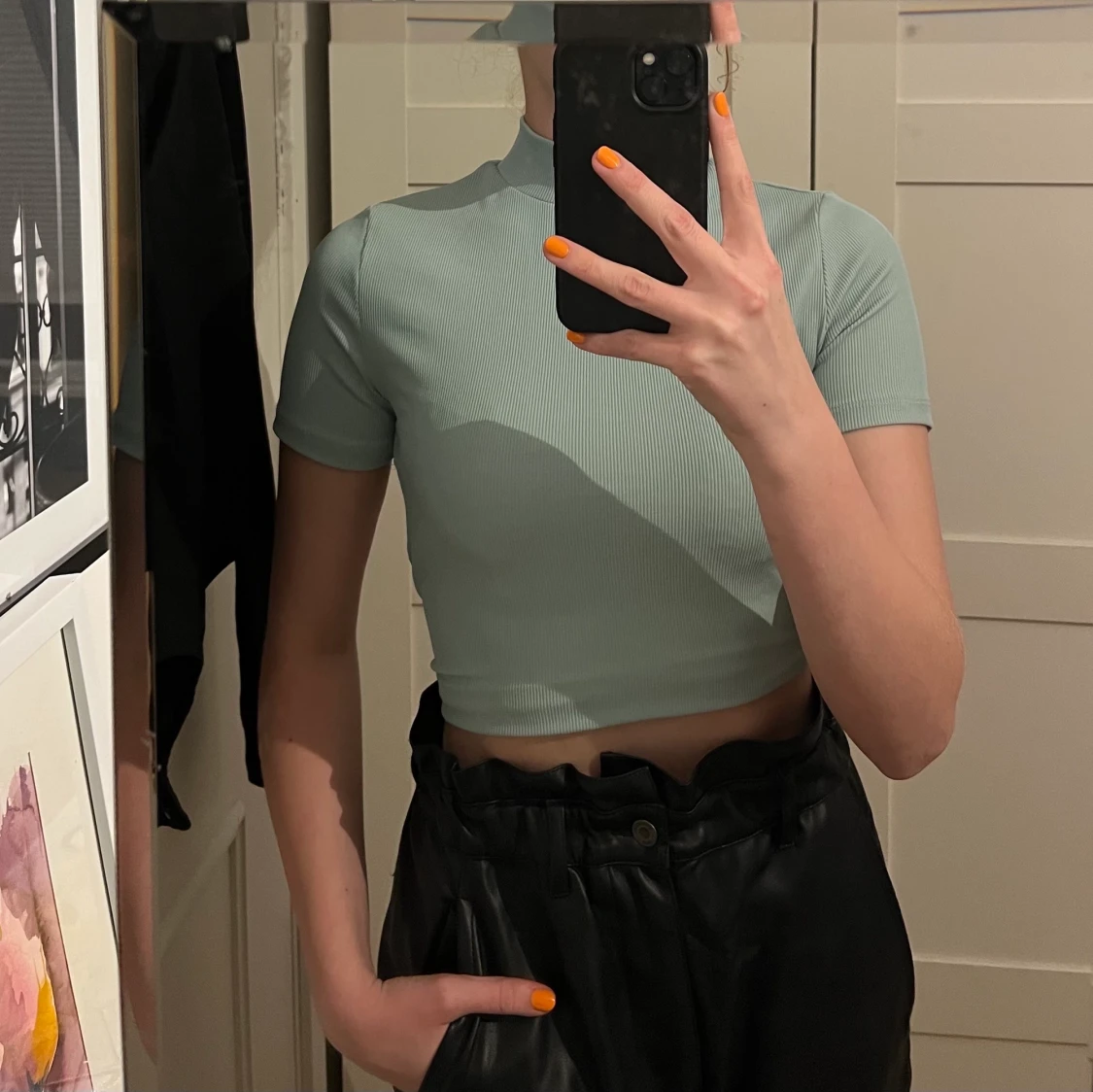 Grön topp från Gina Tricot