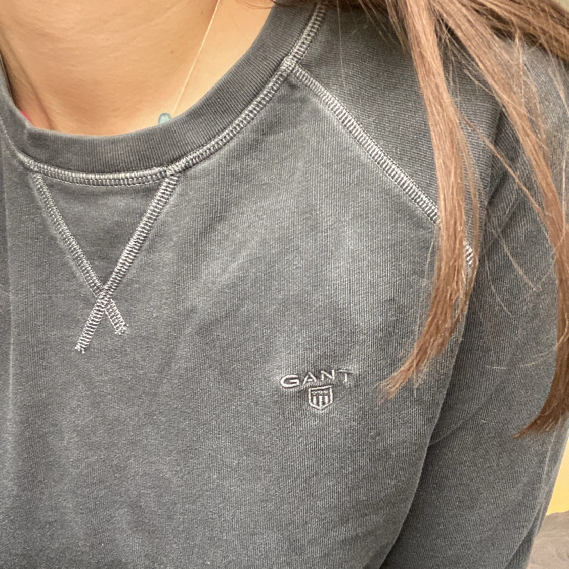 Gant grå sweatshirt storlek S - 90