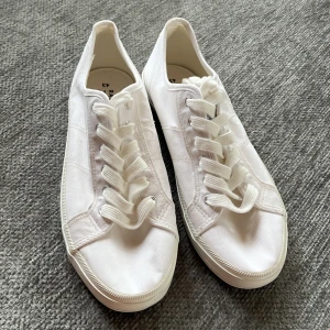 Race marine nya vita tygskor - Oanvända 