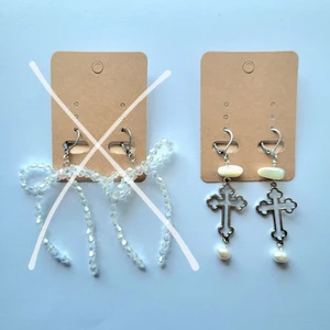 Handgjorda örhängen - 60kr + frakt 💕 äkta sötvattenspärlor  Frakt 13kr!!!