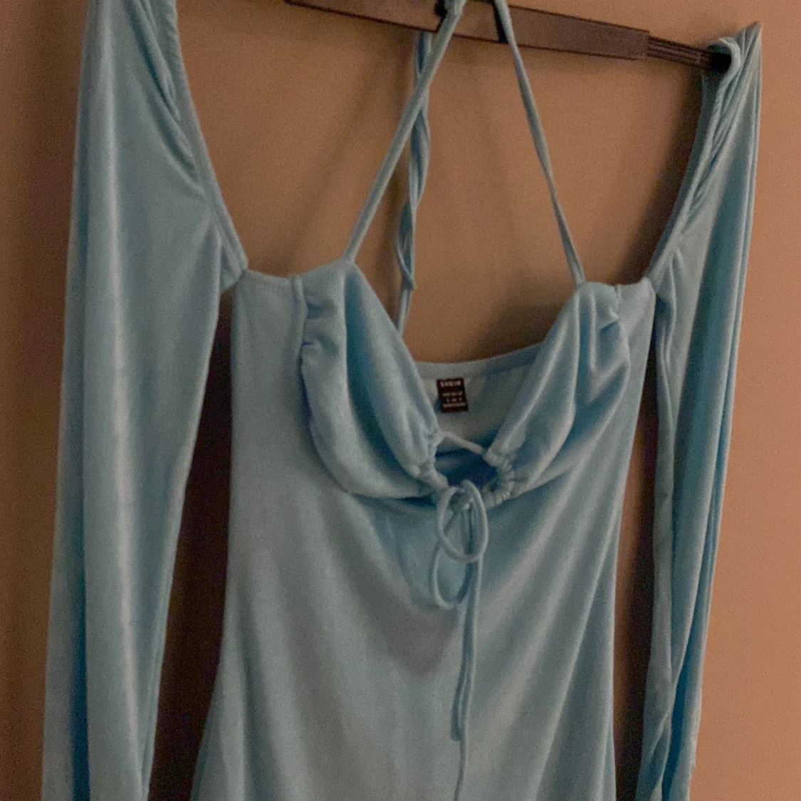 Ljusblå klänning - 90