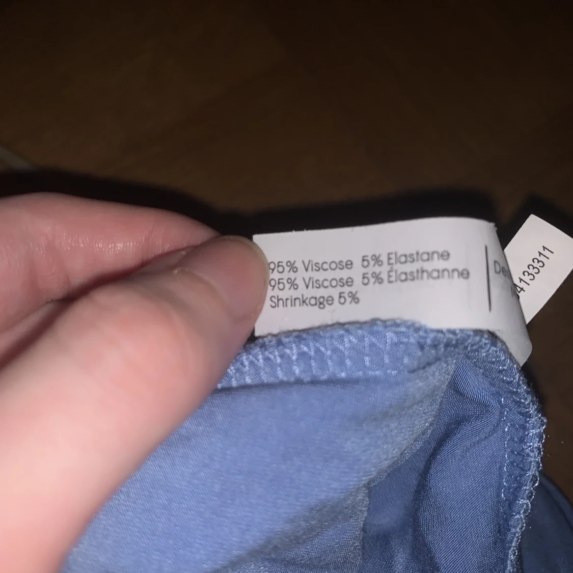 Ljusblå lingerie/underklänning - 92