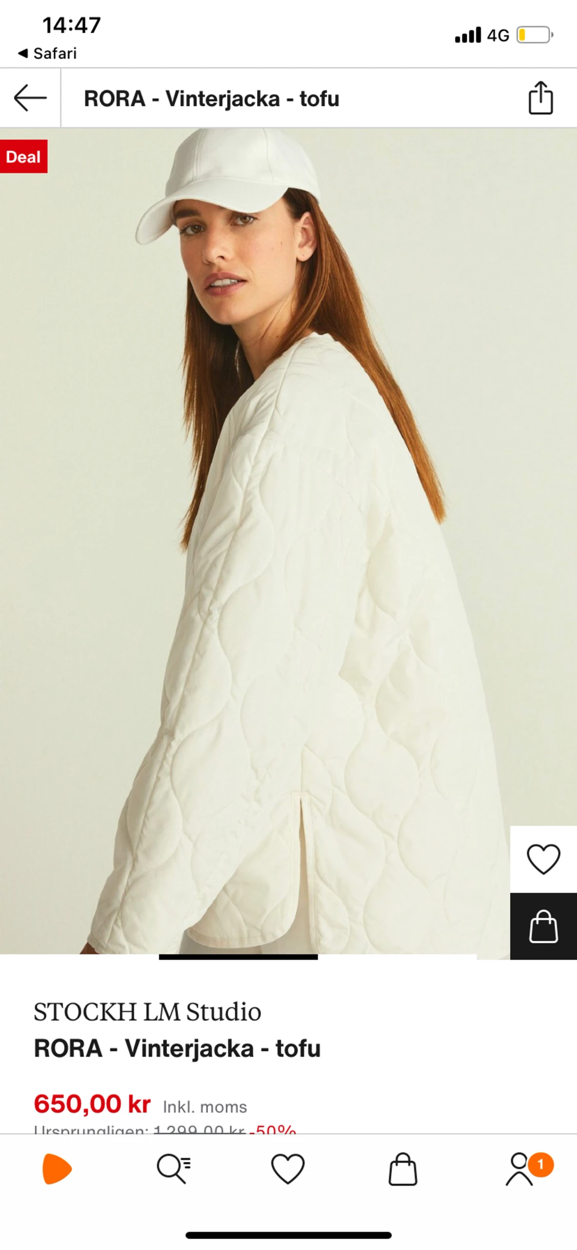 Stockh lm studio vit jacka - 90