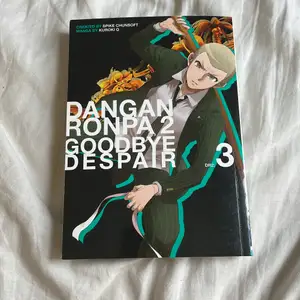 Nu säljer jag min Danganronpa 2 goodbye despair manga Vol 3. Mycket bra skick, köpt nyligen. Dm ifall du är intresserad🤗