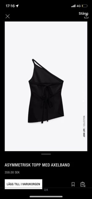 Zara topp - Zara topp helt ny med etikett på. Storlek s. Nypris 359:-