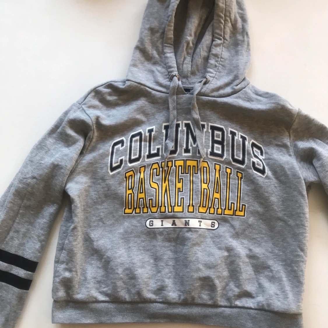 Grå sport hoodie - 91