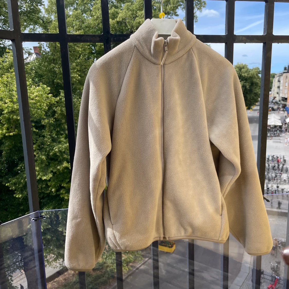 Beige fleece