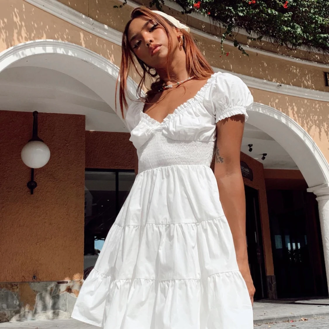 Vit klänning från Princess polly!