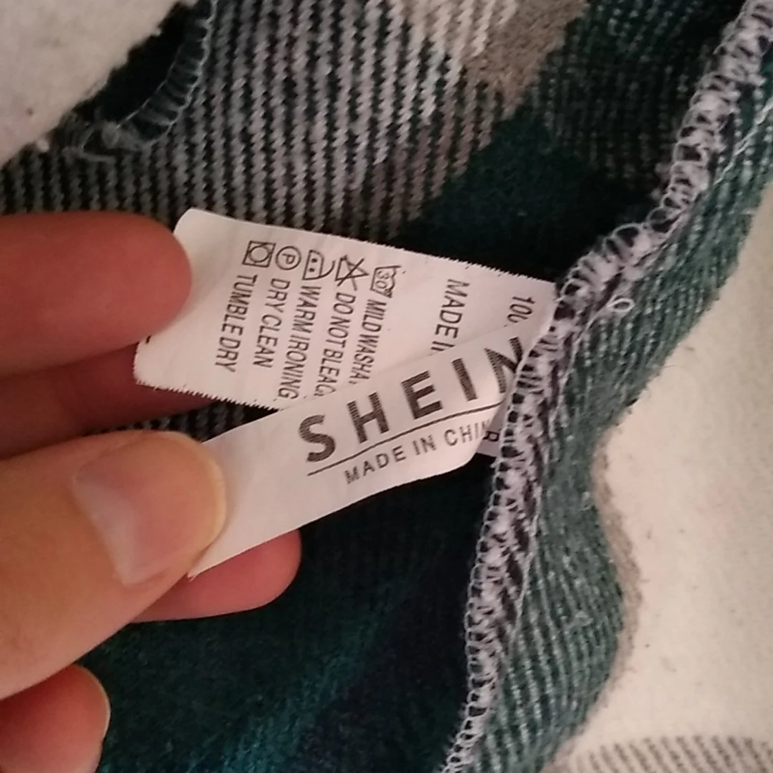 Grönrutig jacka  - 91