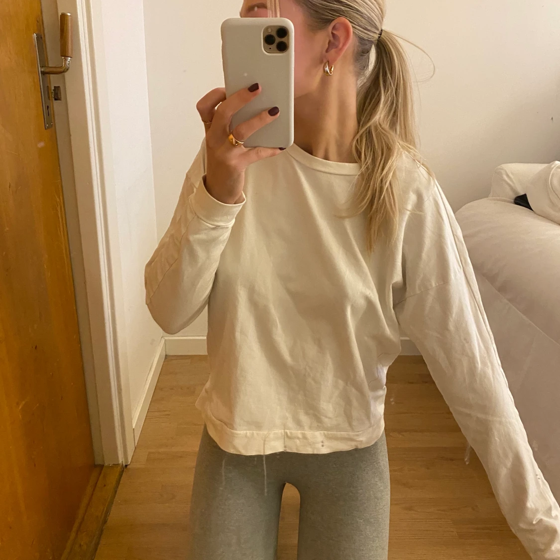 Sportig tjocktröja  - 90