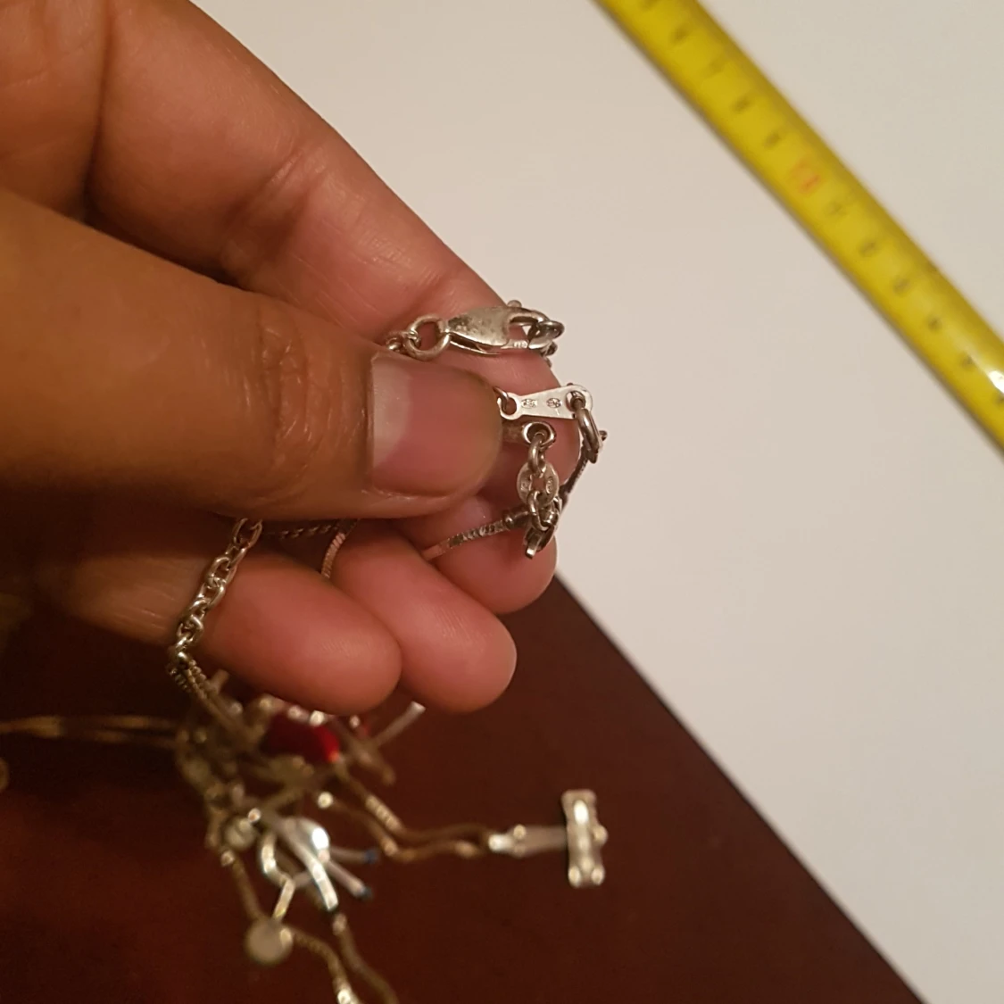 Äkta silver halsband  - 91