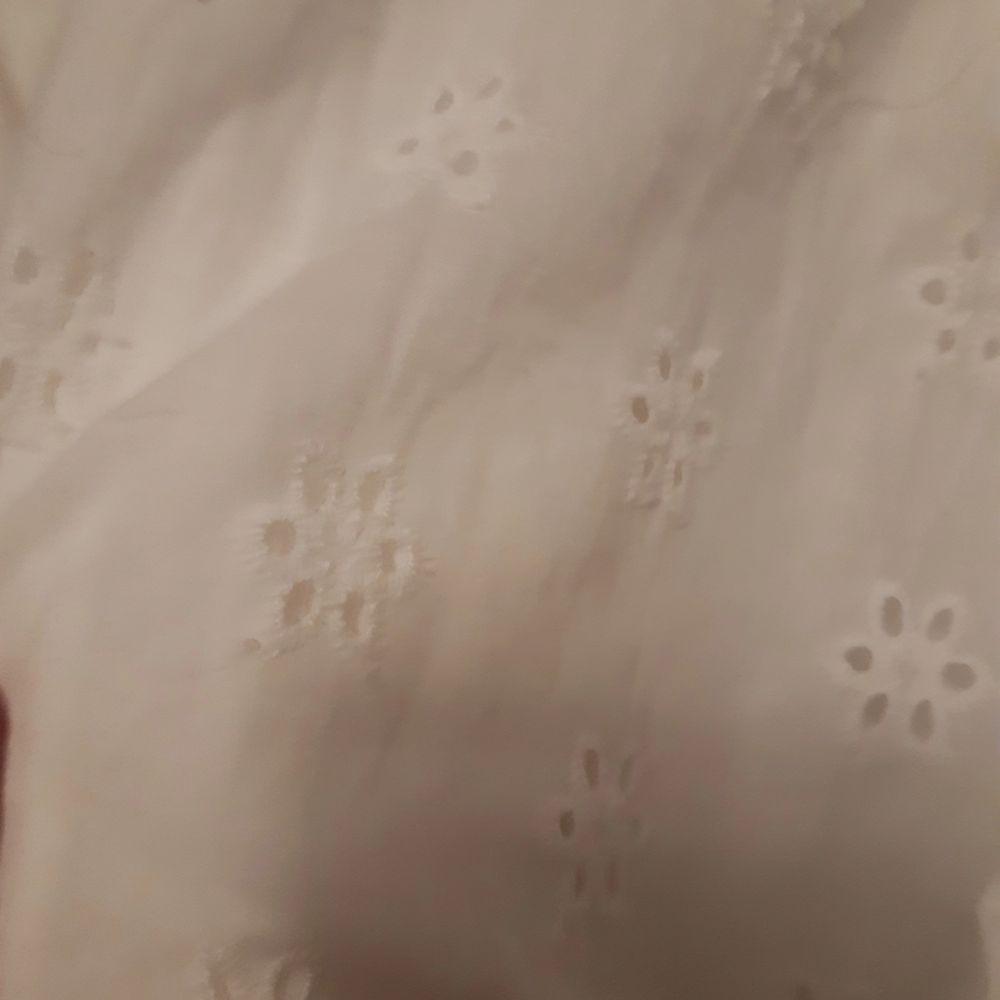 Säljer denna helt fantastiska klänning från missguided 💗 En cottagecore must-have. Vit, lager, broderade blommor, peter pan krage, puffiga ärmar, lång 😱 Aldrig använd, bara provad. Köparen står för alla fraktkostnader och jag står inte för postnord strul.. Klänningar.