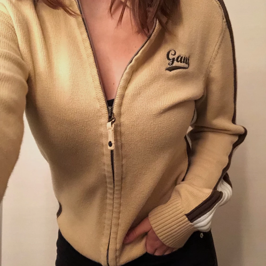 Vintage Gant zip kofta - 90