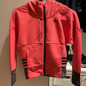 Adidas hoodie tröja junior, rosa, nyskick.