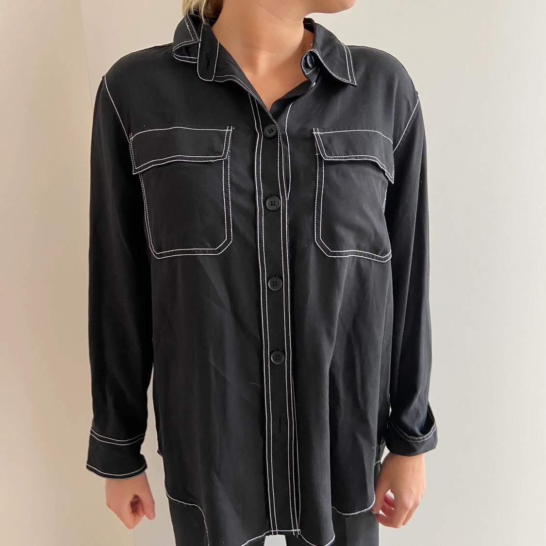 Fin längre skjorta - 90