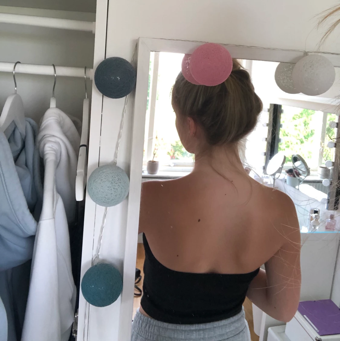 Svart top utan band  - 90