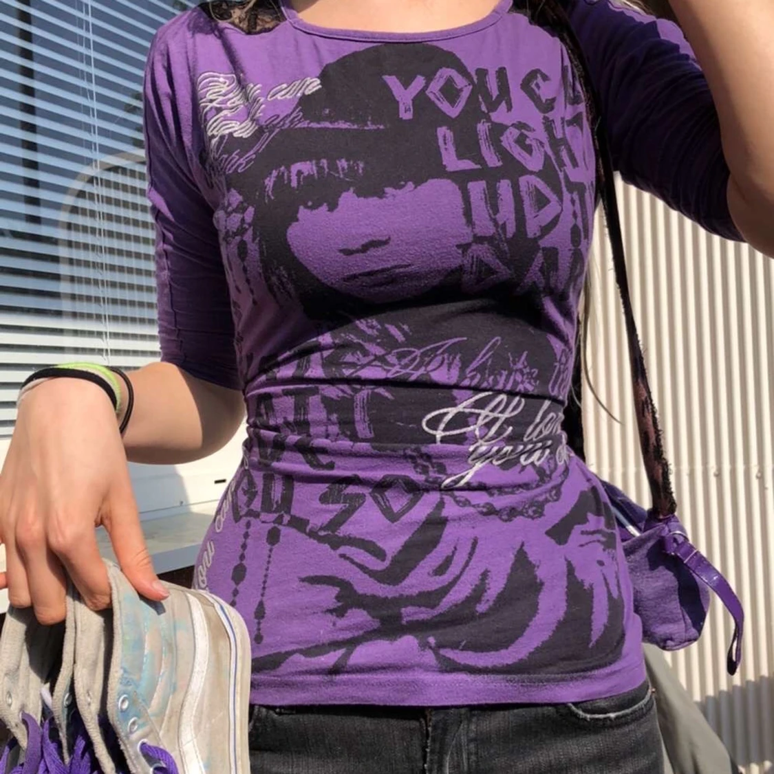 Lila we tweets tröja