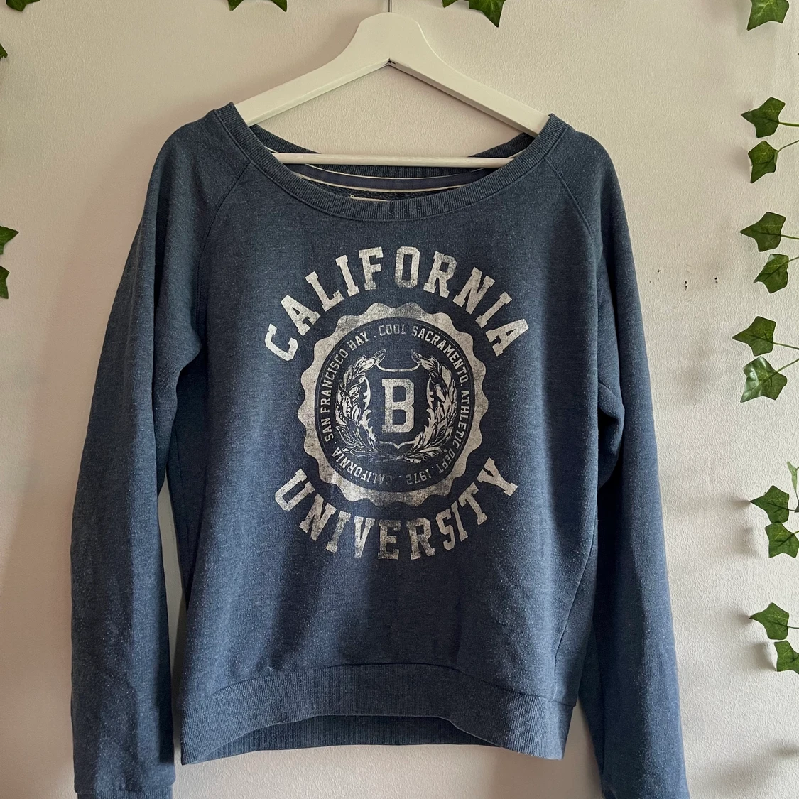 Sweatshirt med tryck - 91