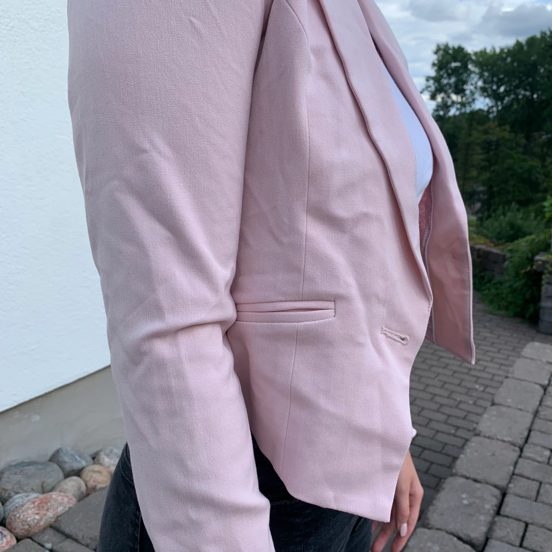 Ljusrosa kortare kavaj - 91