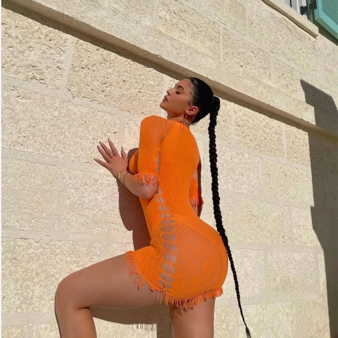 Poster girl Miranda dress orange - 91