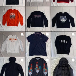 Designerkläder säljes via Instagram - Skick, storlek och pris står under varje inlägg på Instagram. Kläderna är av märkena; Stone Island, Philipp plein, Acne, Dolce & Gabbana, Jacob Cohen, Kenzo och Moncler.                 Instagramen heter: charliesklader