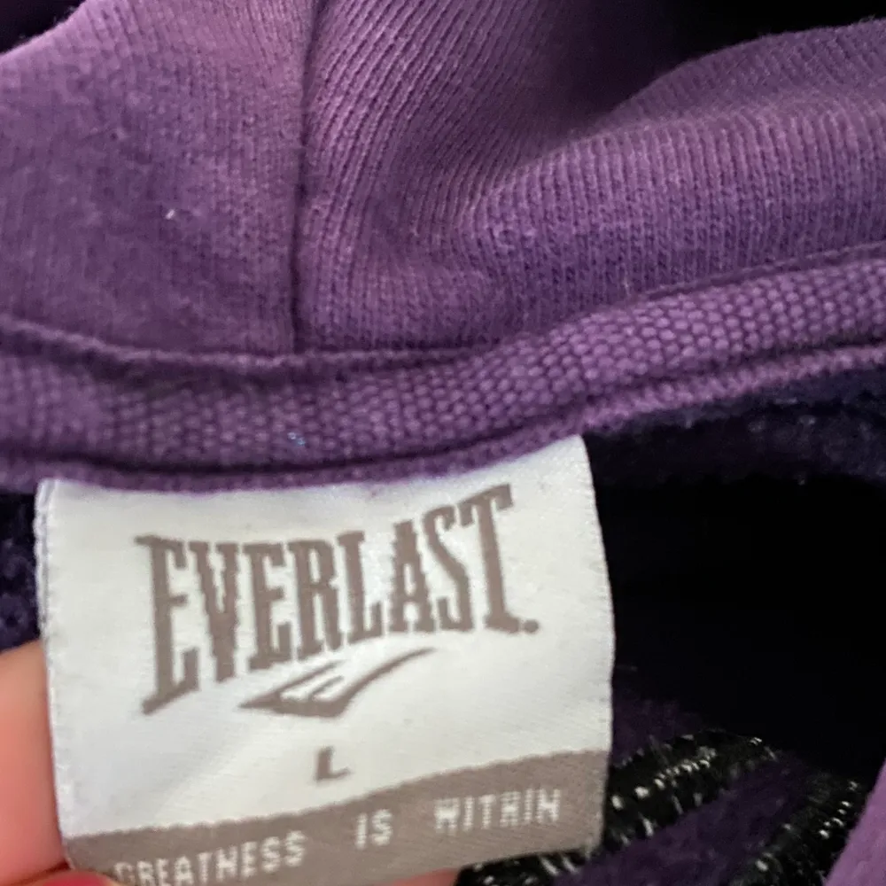 Lila Everlast hoodie. Bra skick och bra passform. Hoodies.