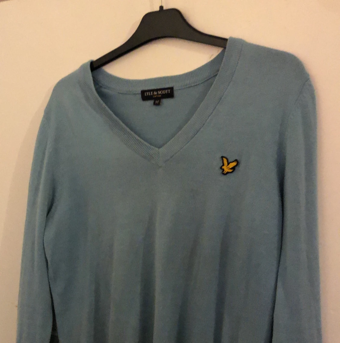 Ljus blå Lyle & scott tröja