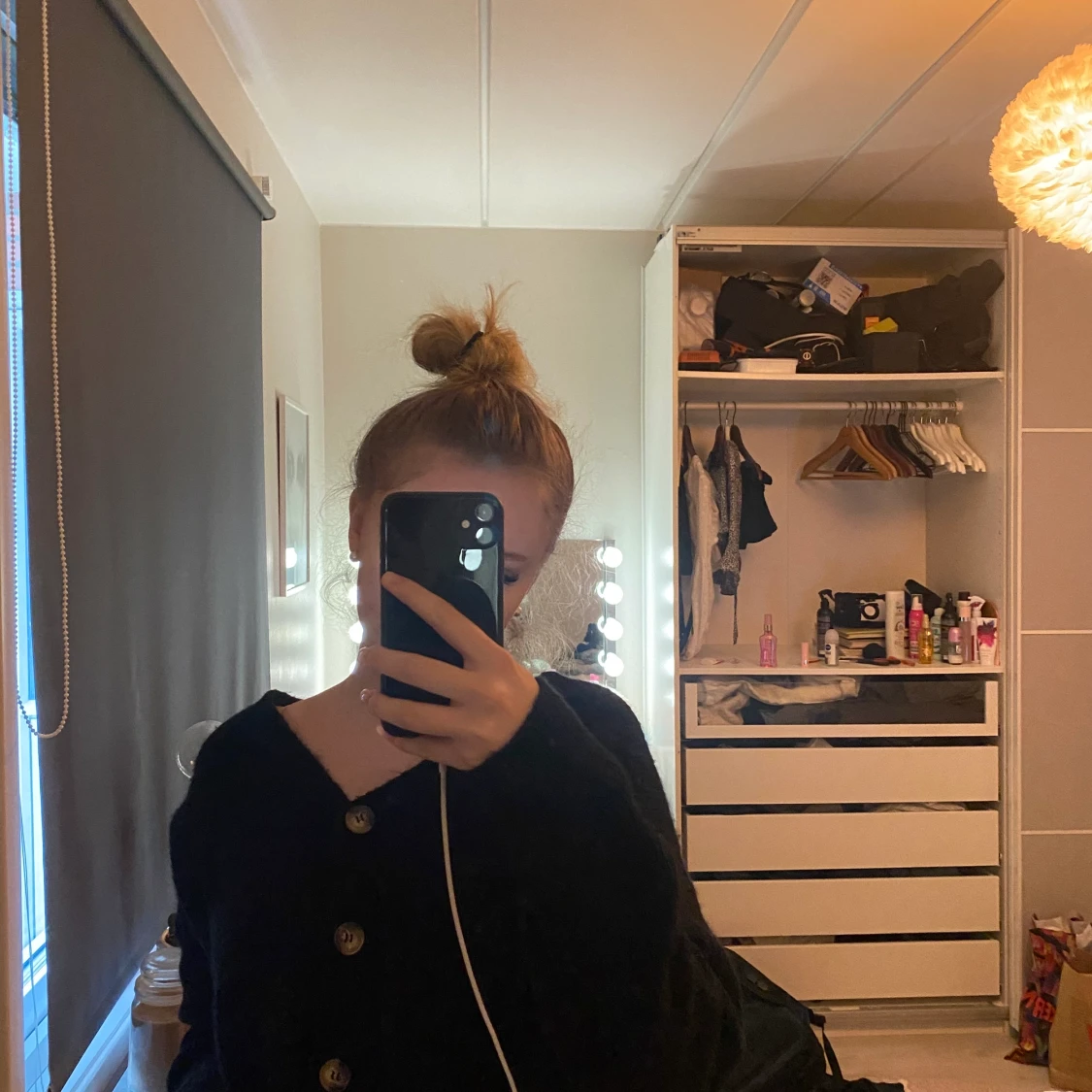 Blå stickad tröja från nakd  - 90