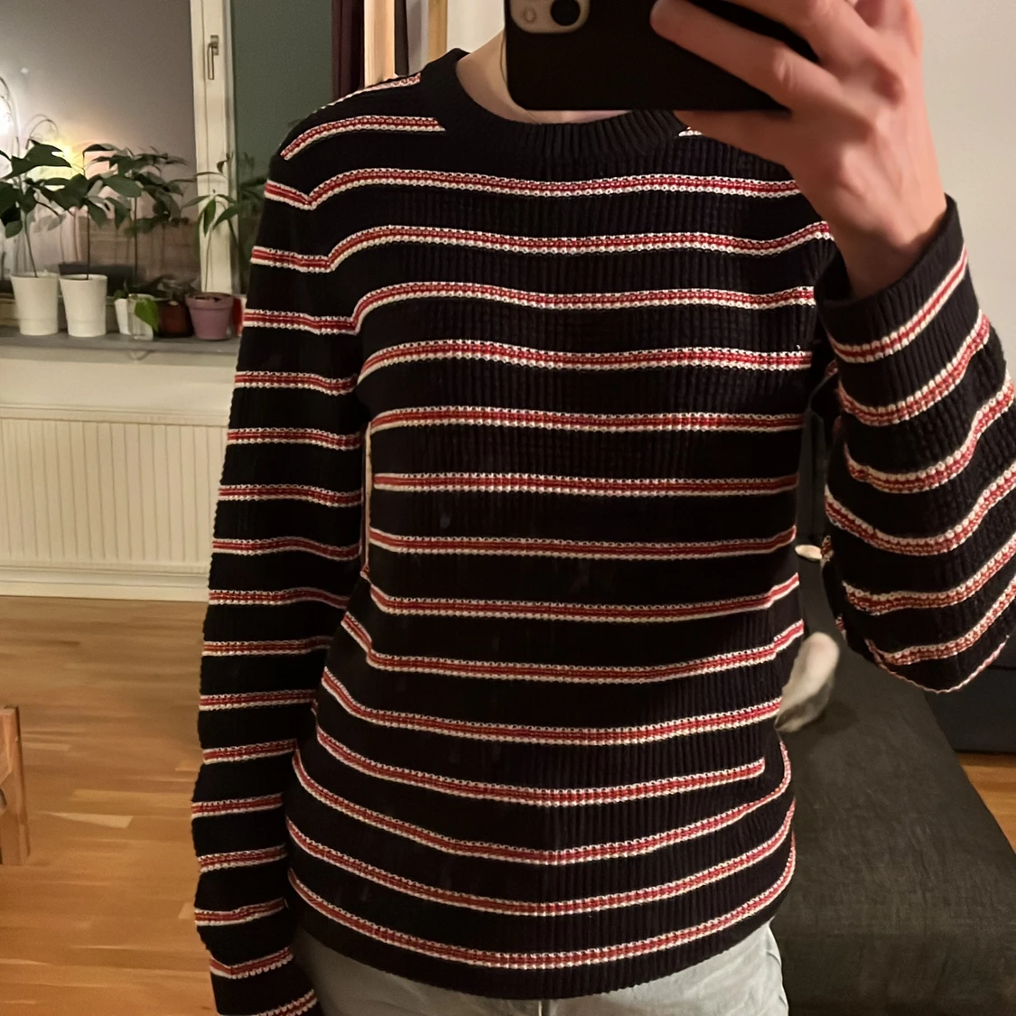 H&M stickad tröja, xs  - 90