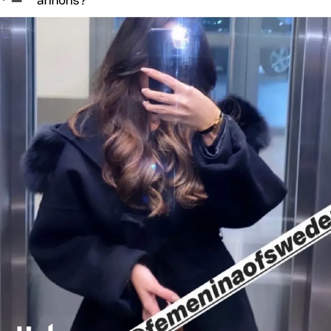 SVART KAPPA- FEMENINA OF SWEDEN - 91