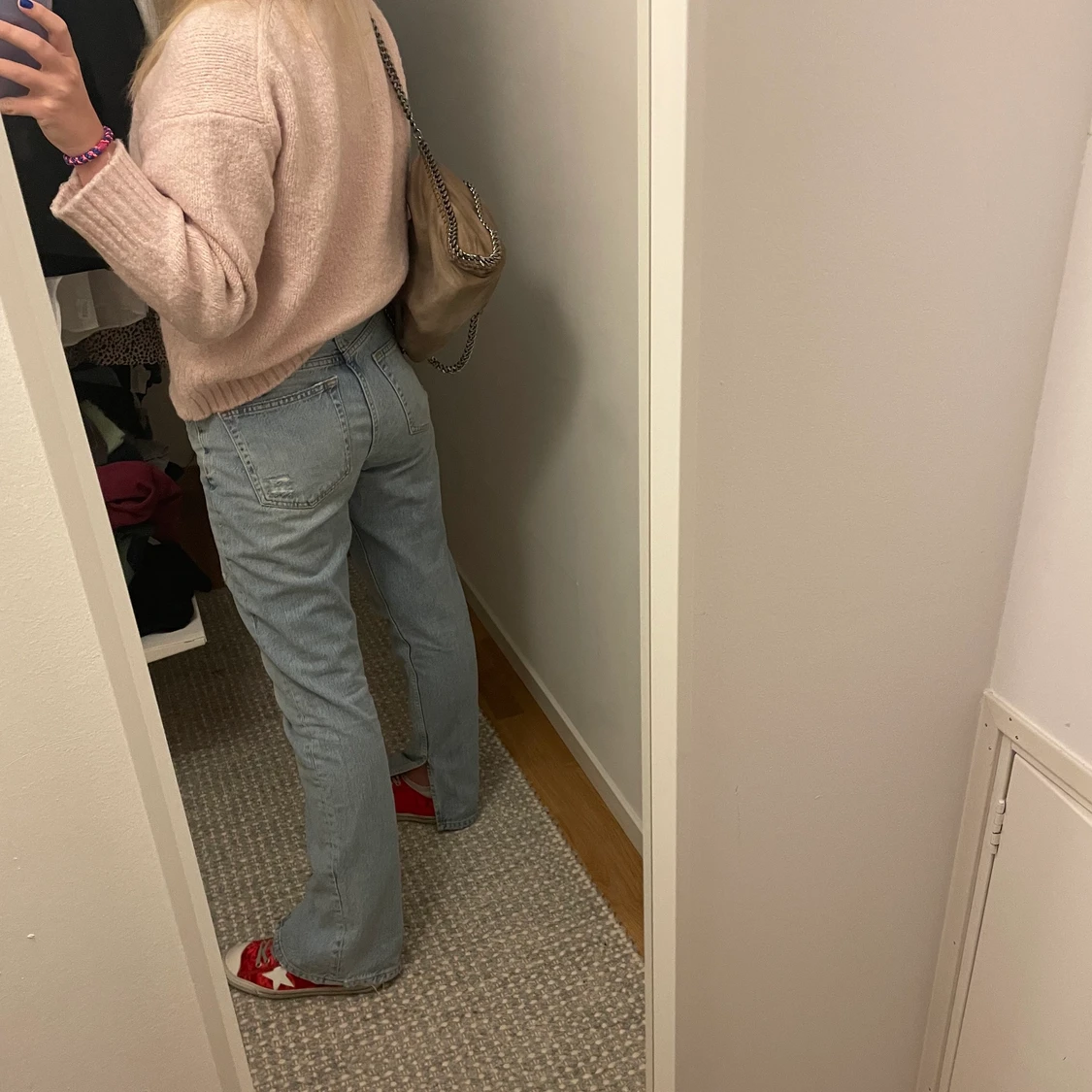 Jeans med slits - 90