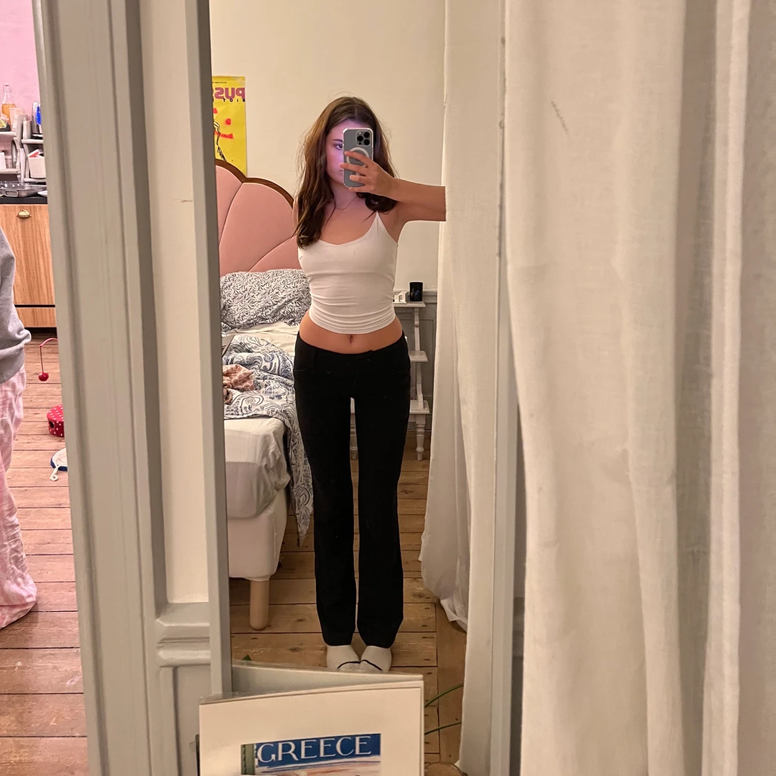 Lågmidjade kostym byxor