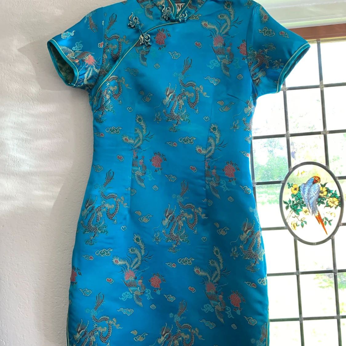 Asisatisk klänning i blå