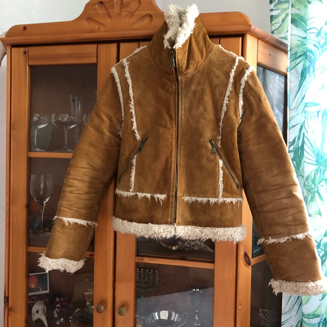 Höst/vinter hollies jacka mocka Strl. 36