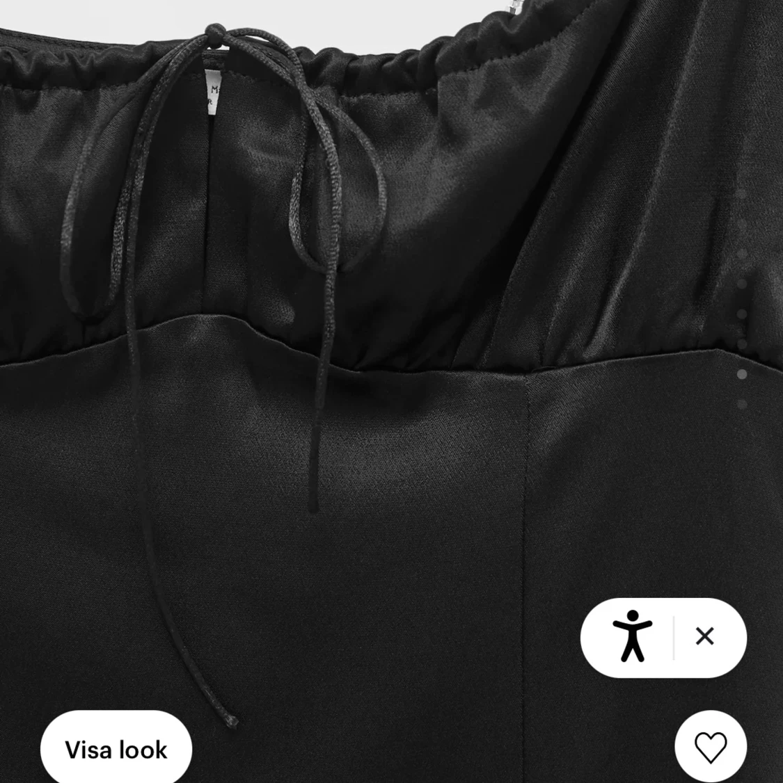 Satin klänning  - 90