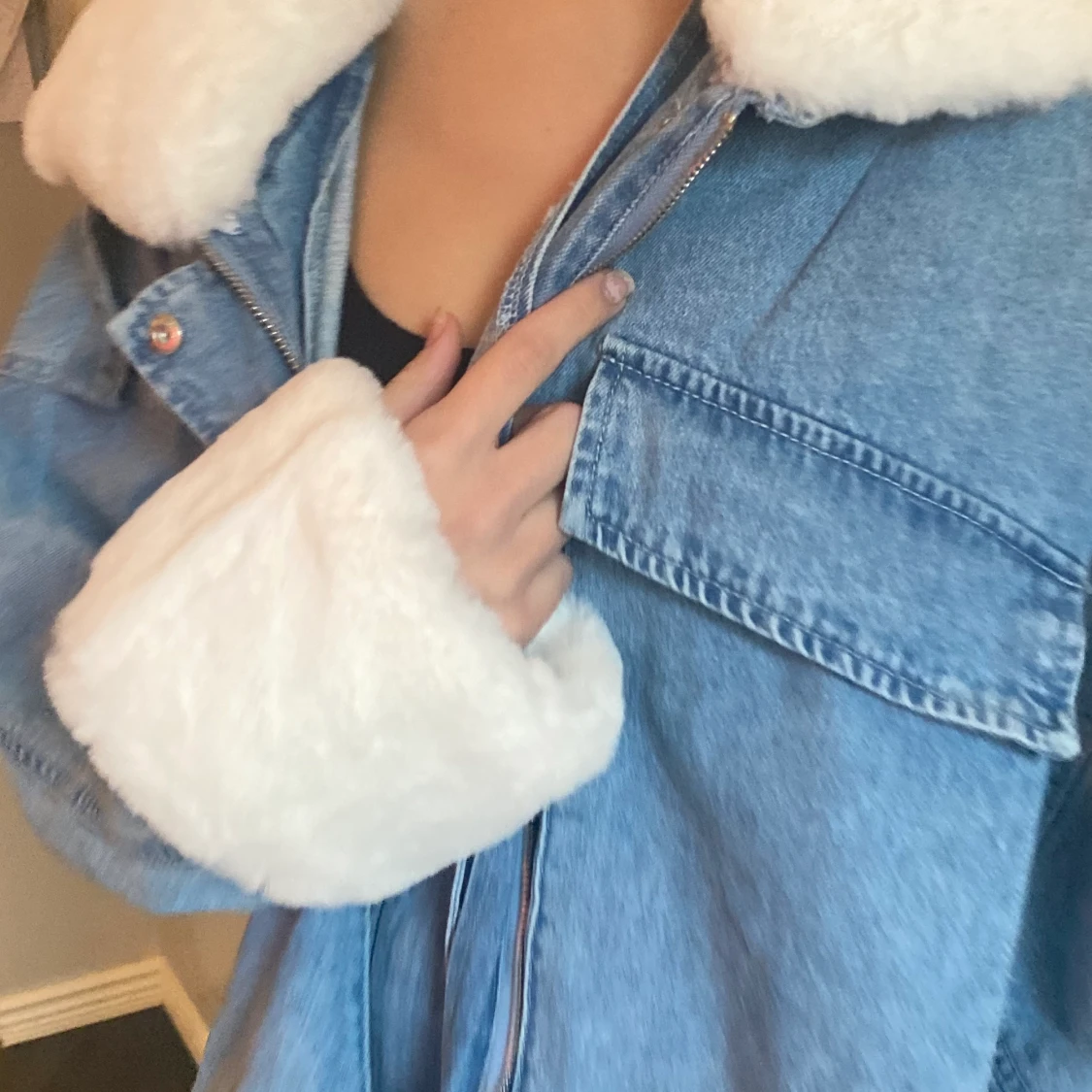 Jacka med päls - 90