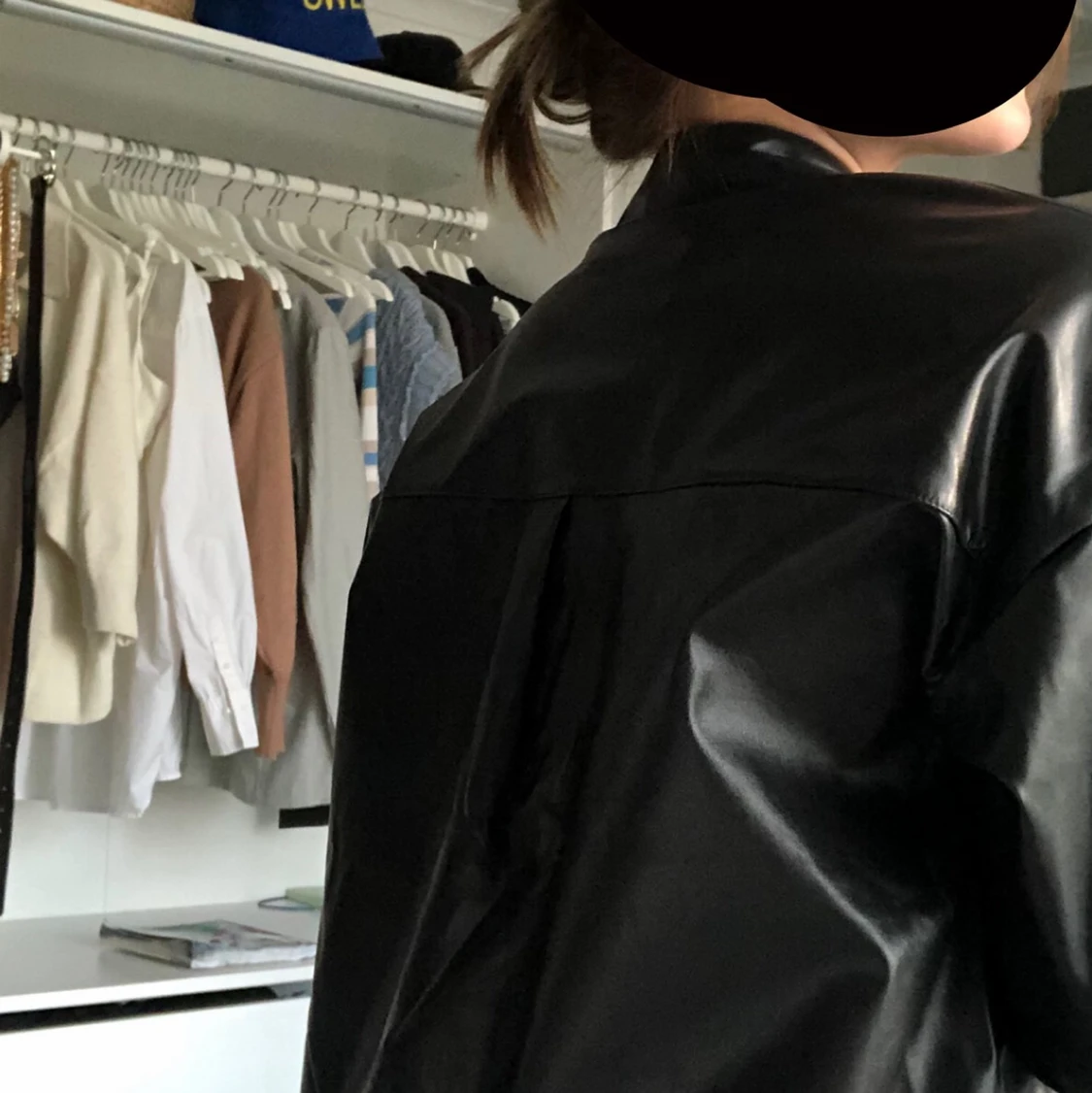 Läderimitation skjorta - 90