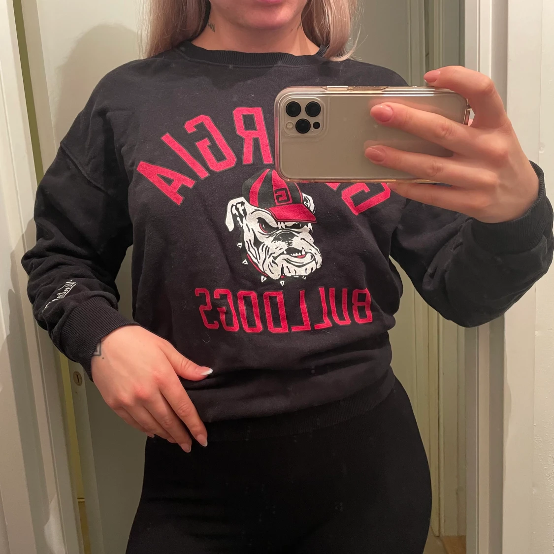 Sweatshirt med tryck  - 91