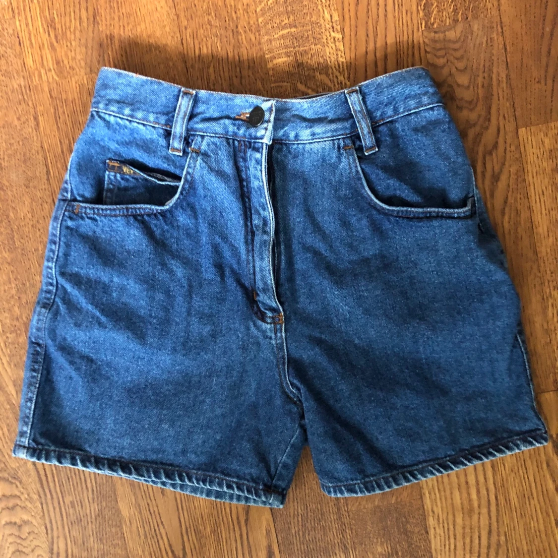 Jeans shorts rak passform