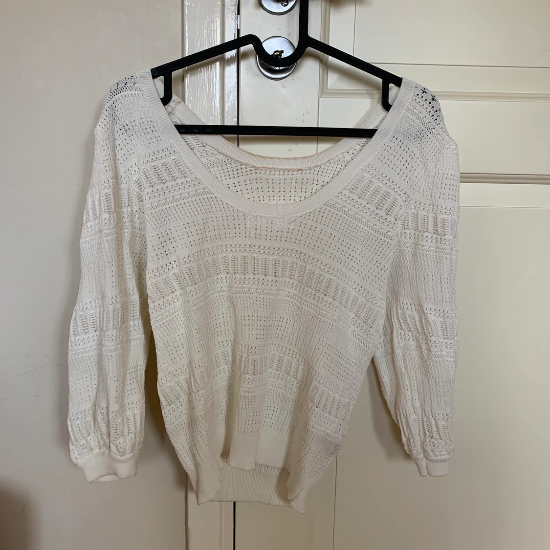 Vit blus/tröja - 90