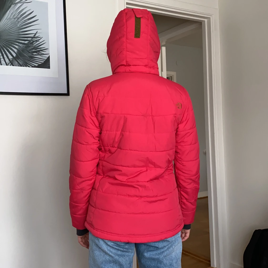 Didriksons röd/rosa jacka 150 storleken  - 90