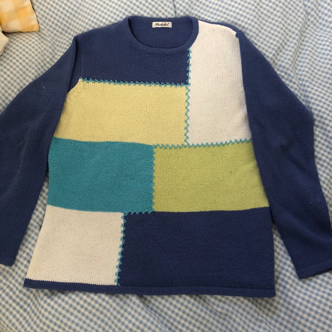 Vintage stickad tröja  - 90