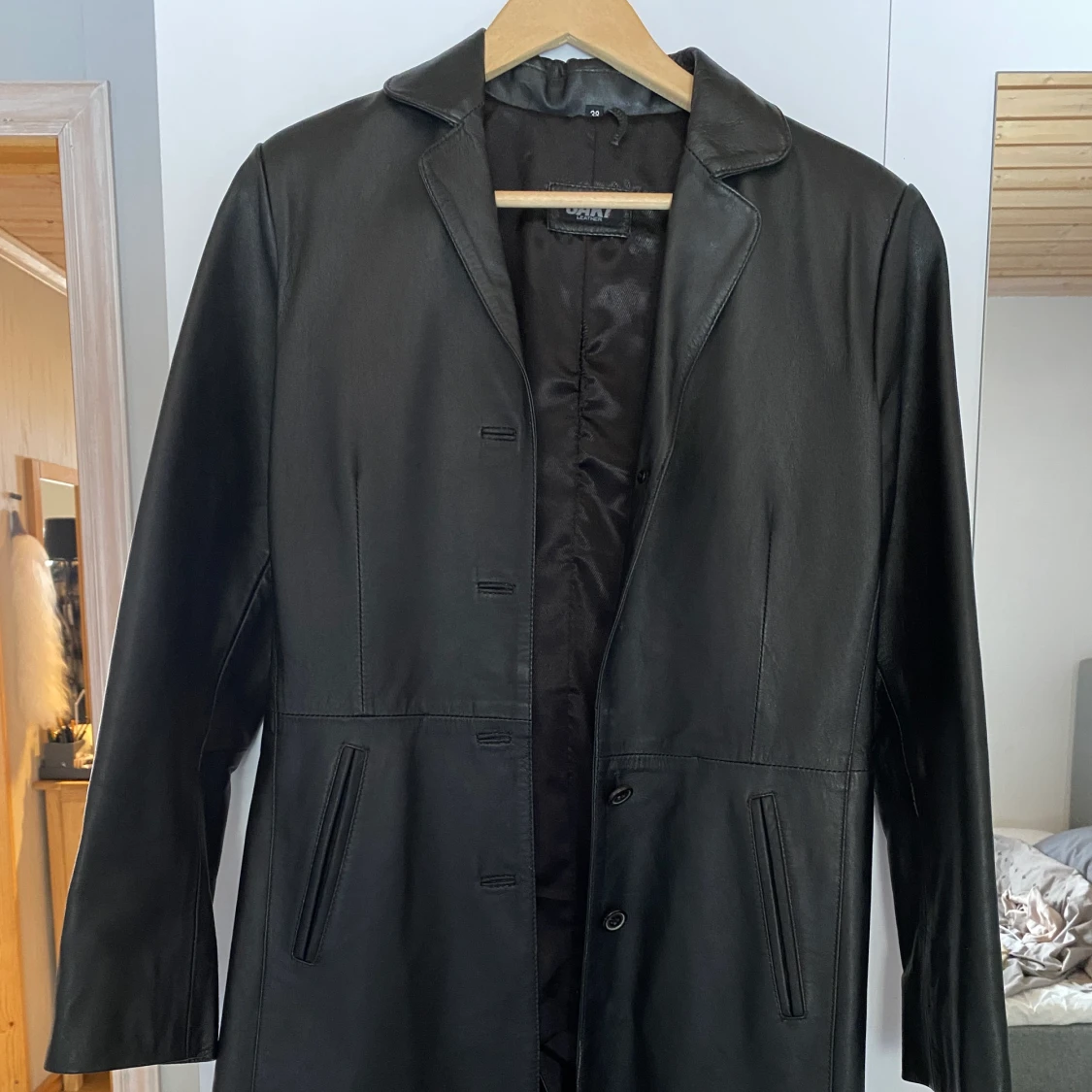 skinnkappa svart - 90