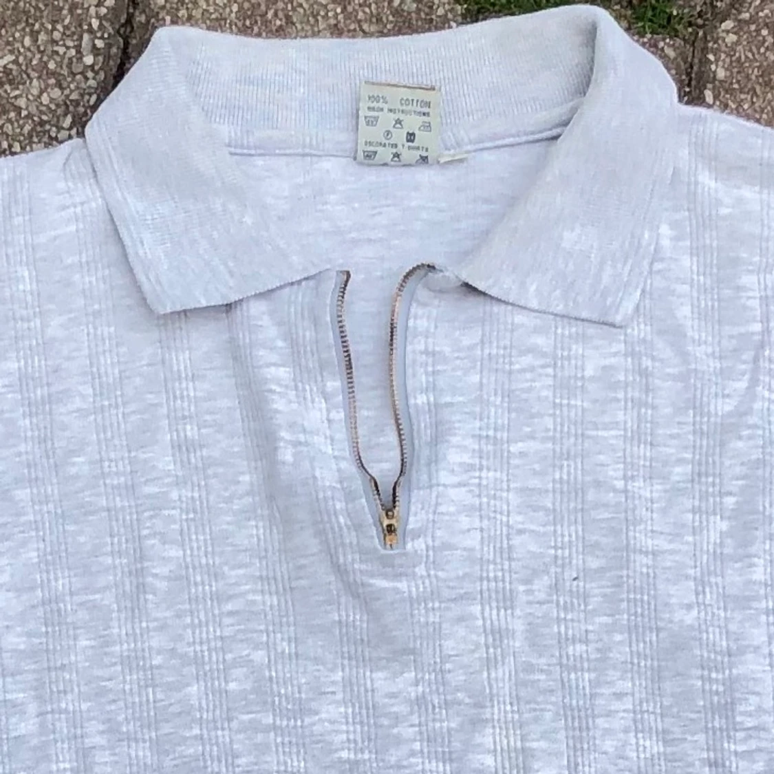 1/4 zip up tröja boxy fit - 90