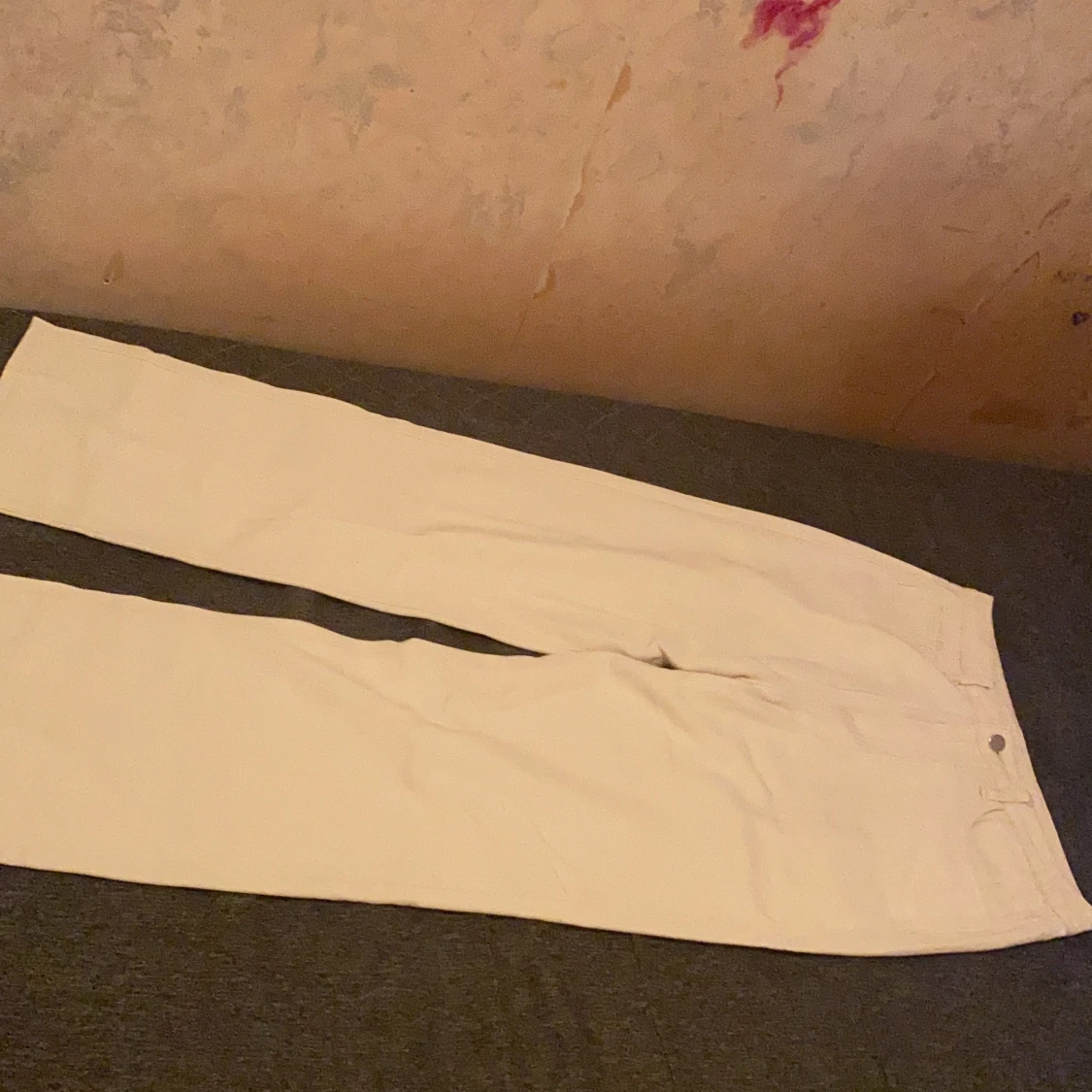 Ficka slätt jeans (vitt) - 90