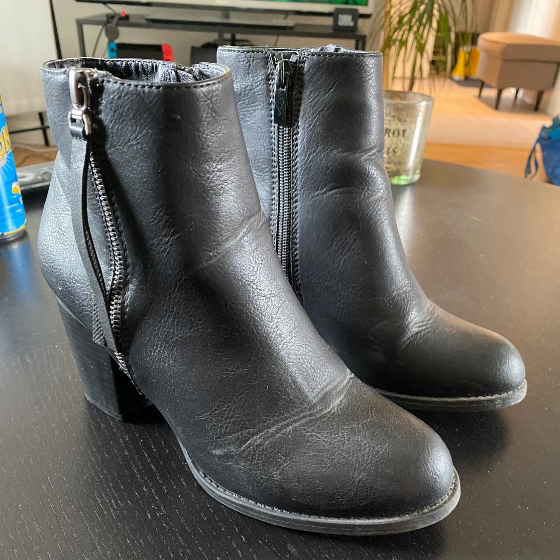 Klackskorn Svart stl 39