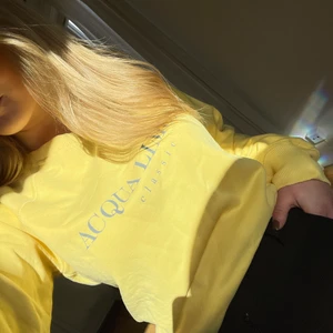 Aqua Limone sweatshirt i storlek S - Säljer en jättefin sweatshirt från Aqua Limone då den var alldeles för stor för mig! Aldrig använd, alltså i nyskick!! 😍 Nypris 999kr, säljer för 599kr. Kan mötas upp eller skickas!