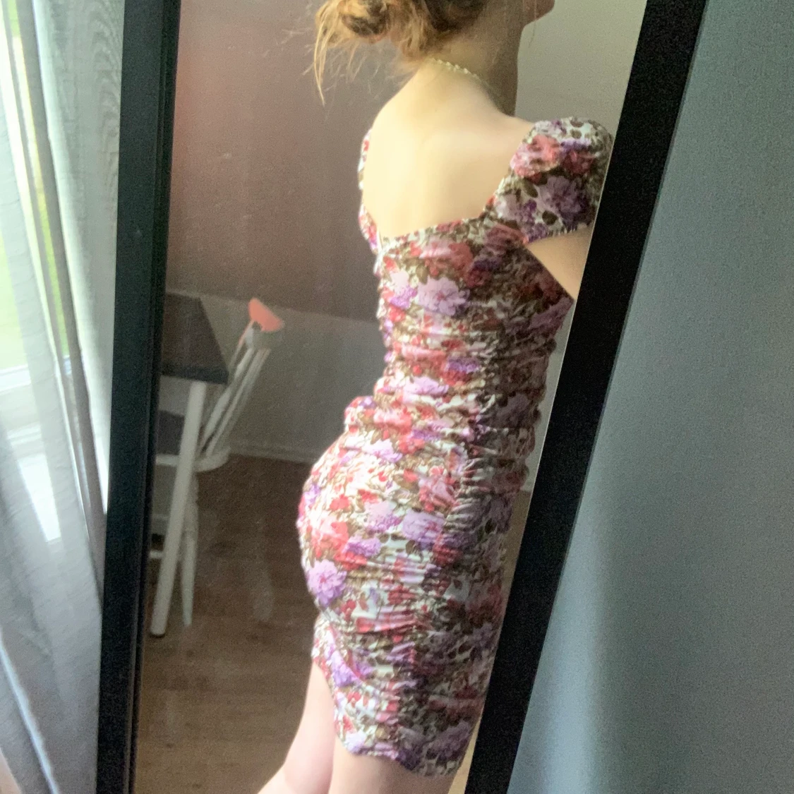 Thriftad blomklänning - 90