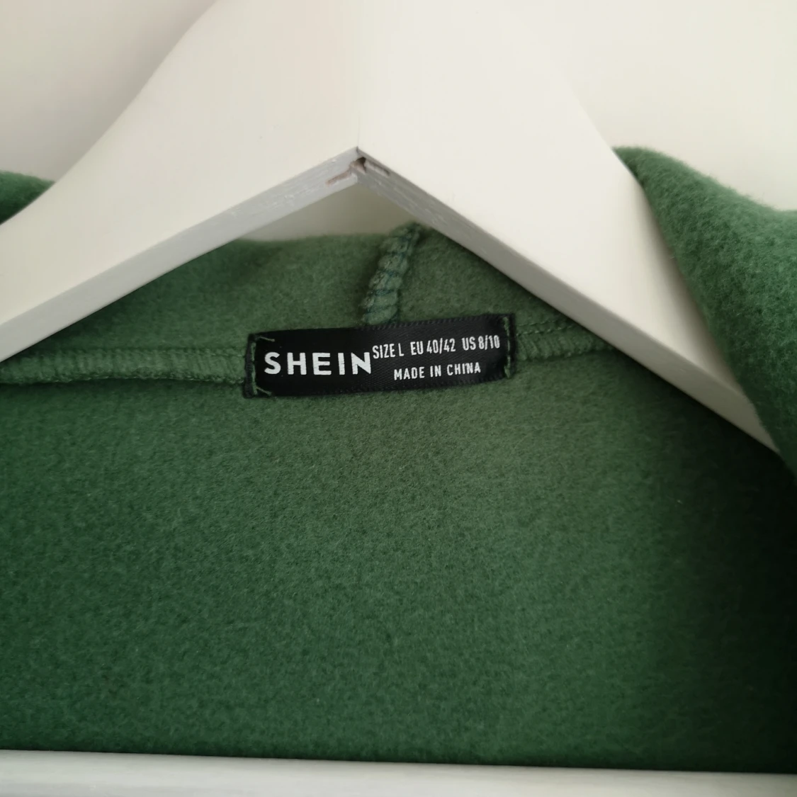 Grön zip Up hoodie  - 90