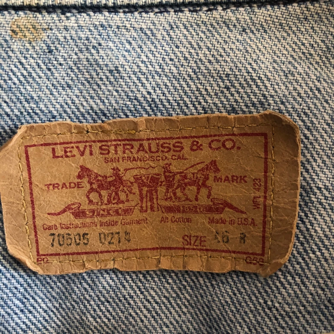 oversized levis jeansjacka - 90